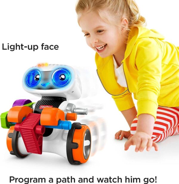 Fisher-Price Preschool Stem Learning Toy Code ‘N Learn Kinderbot Electronic Robot With Lights & Games For Ages 3+ Years - Image 2