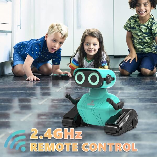 GILOBABY Robot Toys, Remote Control Robot Toy, RC Robots for Kids with LED Eyes, Flexible Head & Arms - Image 5