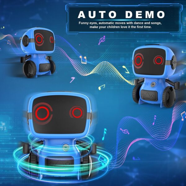 Dandist Robot Toys for Boys & Girls, Remote Control Robot for Kids, Auto-Demonstration, Talkie, and Programming Functions - Image 4